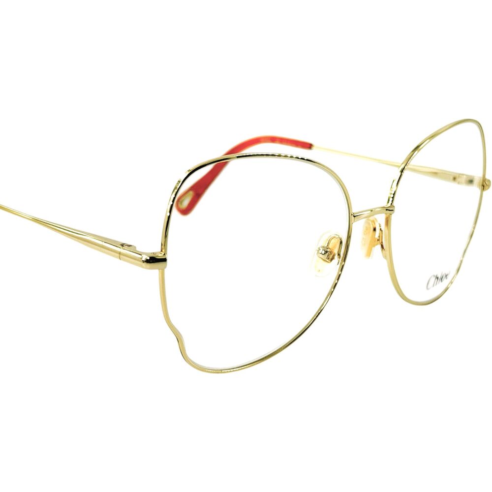 Chloe CH0098O Womens Metal Eyeglass Frame 005 Gold 56-16 Italy - Picture 6 of 6